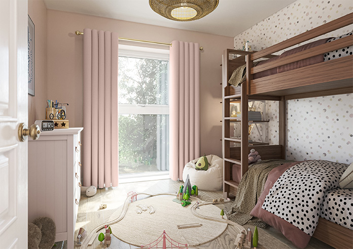 Oslo, Baby Pink - Made to Measure Curtains - Image 8